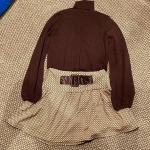 Charlotte Russe Brown Set